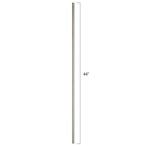 Satin Stainless Steel Tube Spindles - 3/4 in. Round - Plain (Iron Balusters USA)