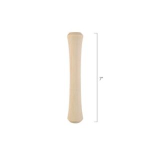 Round Wood Collars - 7 in. Length (Iron Balusters USA)