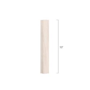 Square Wood Collars - 10 in. Length (Iron Balusters USA)